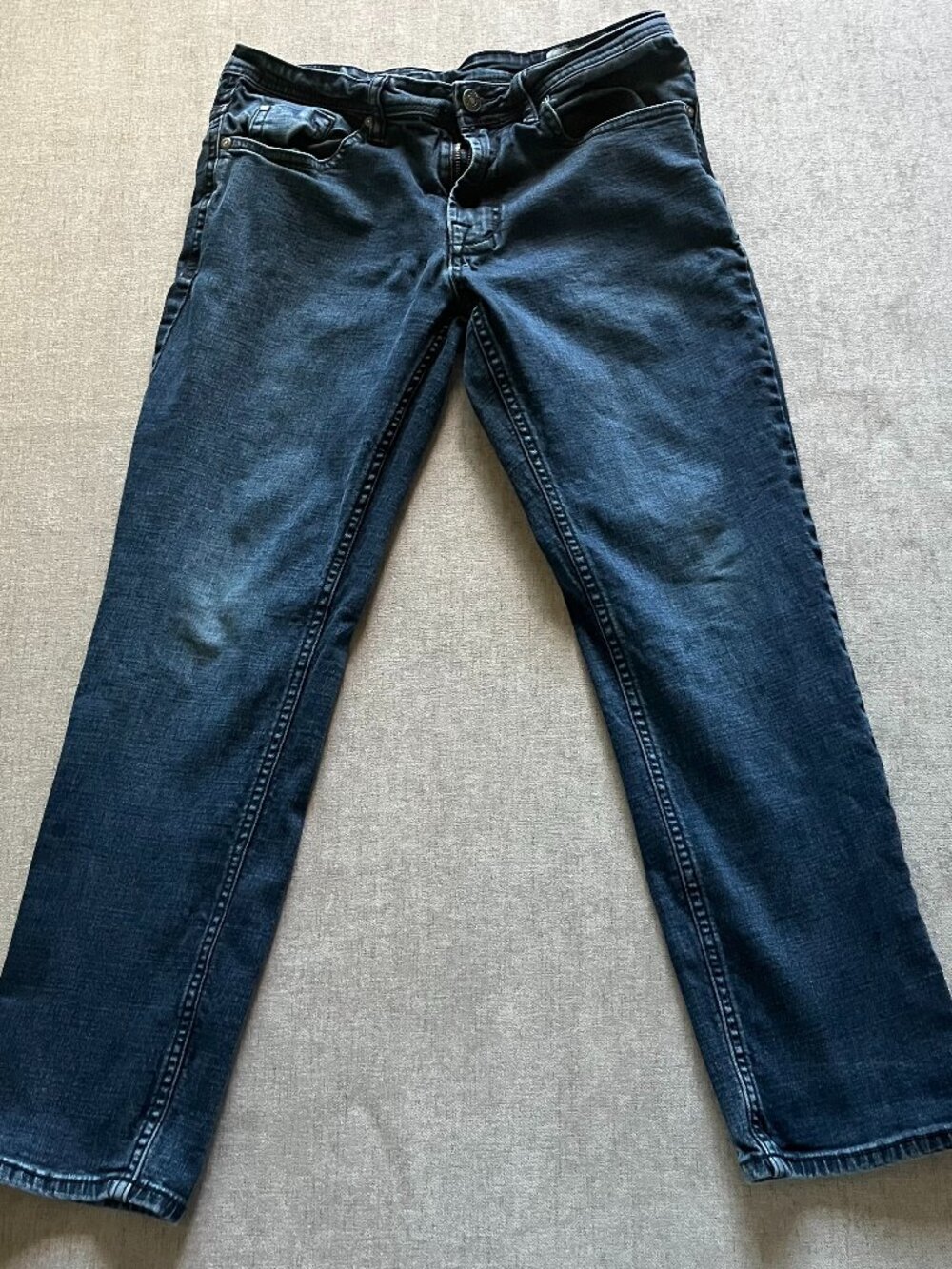 Buffalo David Bitton Jackson Jeans Men 32x30 Blue Denim Straight Stretch Pocket